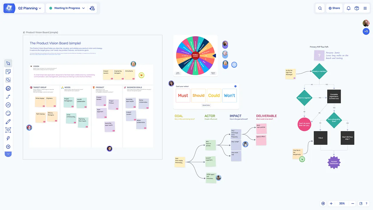 Build a shared visual workspace