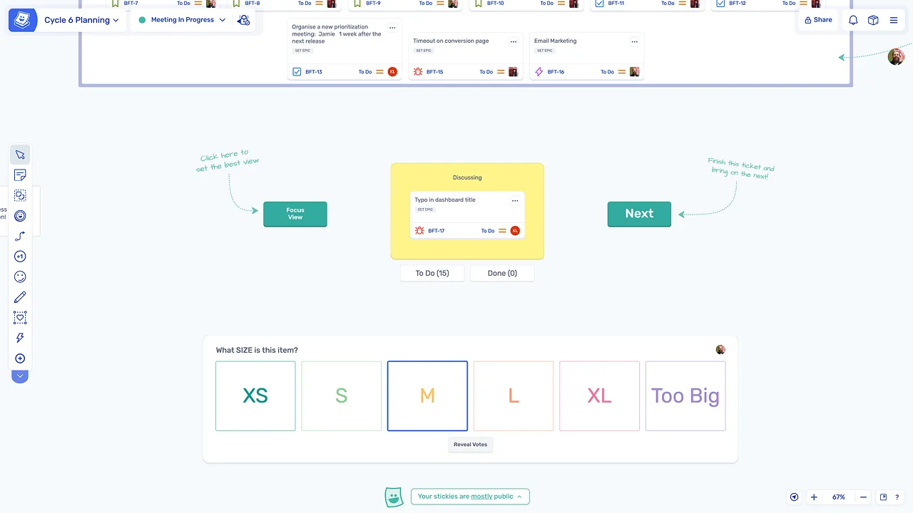 Estimate during planning if needed