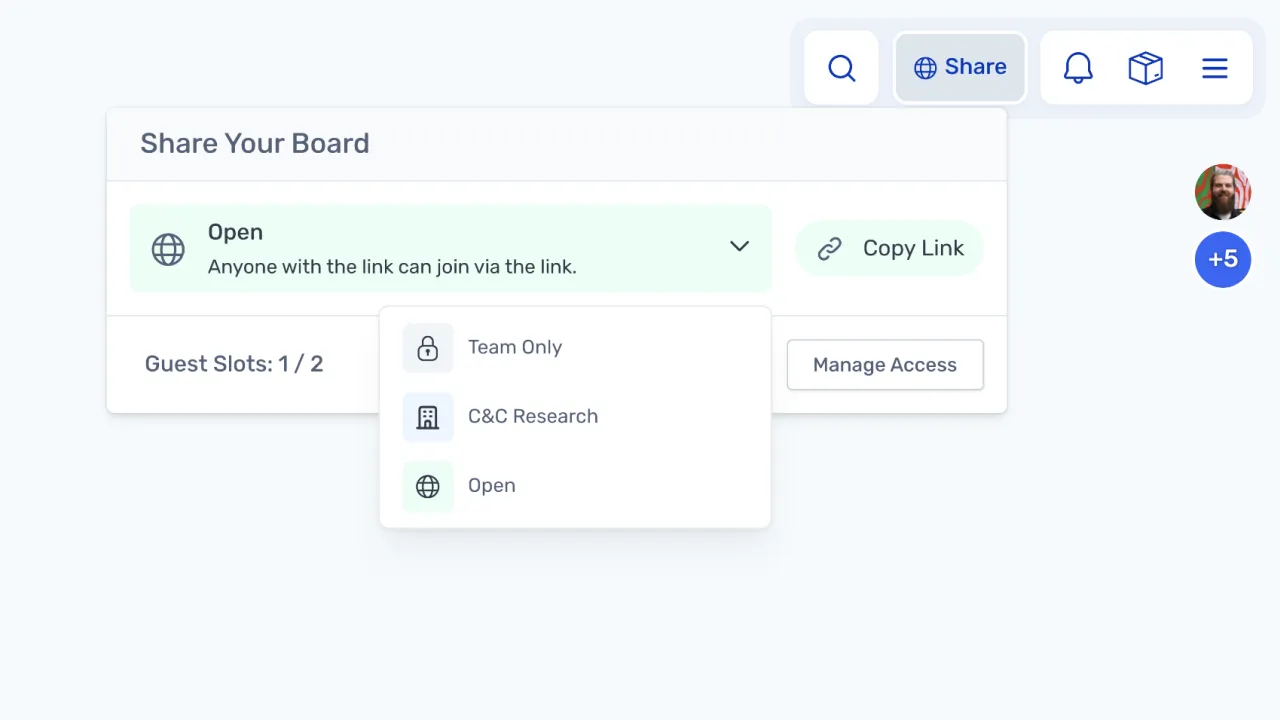Invite the team to join