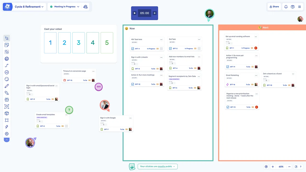 Select items for the sprint