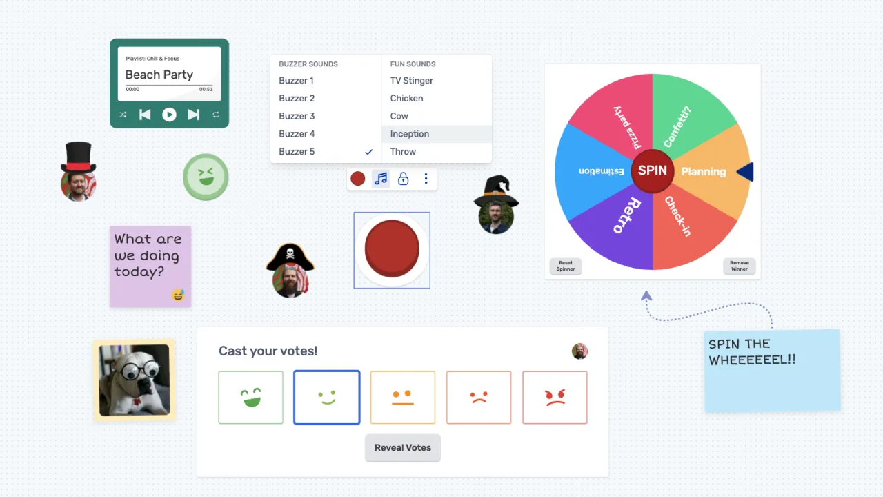 Use gadgets to support interaction
